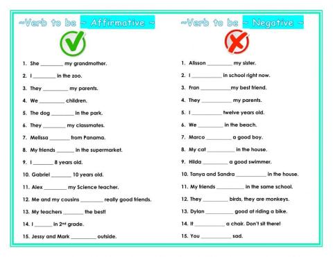 Verb to be - Simple Present