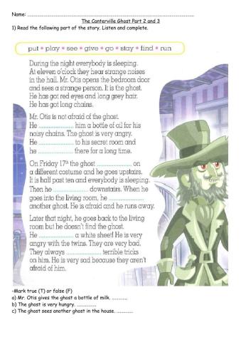 The canterville ghost part2 and 3