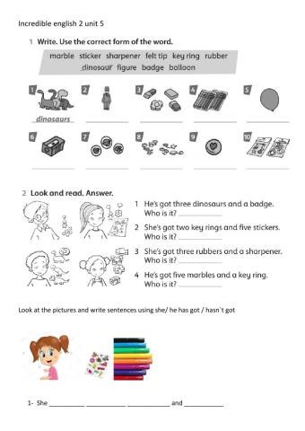 Incredible english 2 unit 5