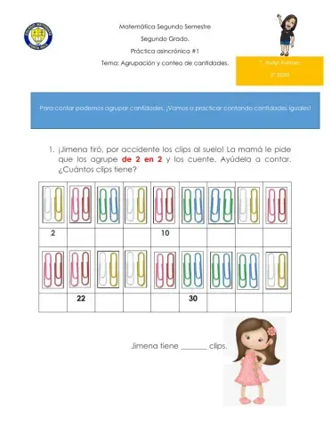 Conteo de cantidades.