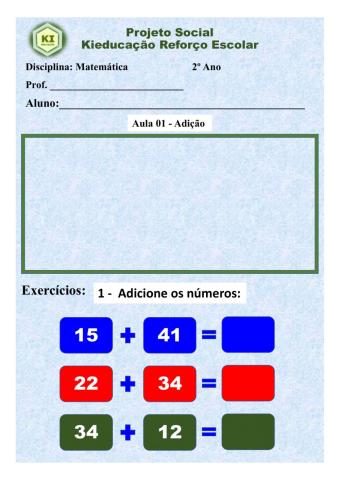 Aula 01 Adição 2º ano