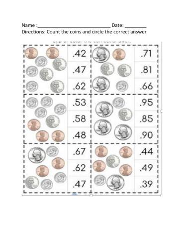 Counting Coins 1