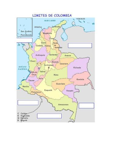 LIMITES DE COLOMBIA
