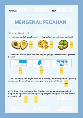 Mengenal Pecahan