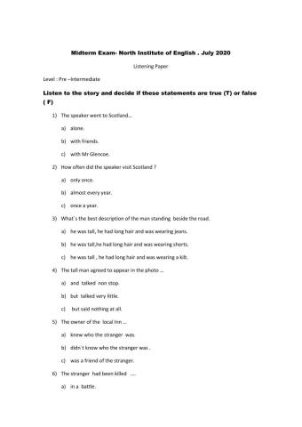 A ghost story in Scotland