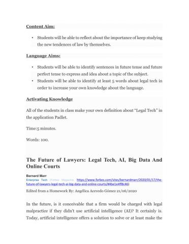 Legal Tech