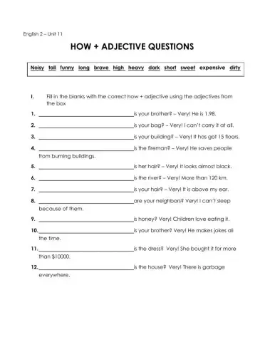 How + adjective