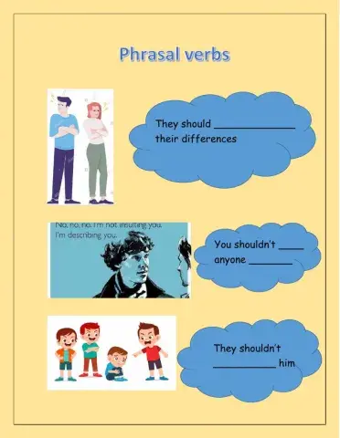 Phrasal verbs