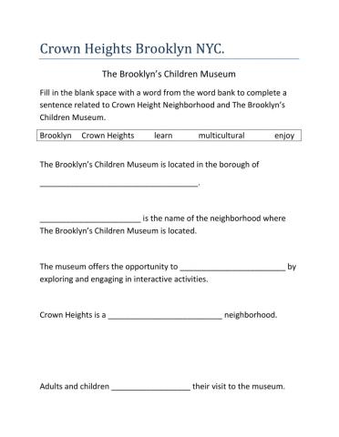Brooklyn's children museum