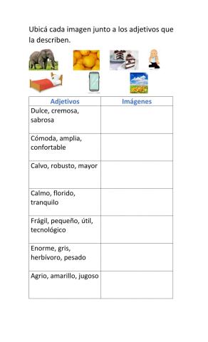 Adjetivos calificativos