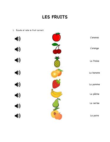 Les fruits