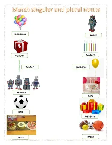 Singular plural nouns