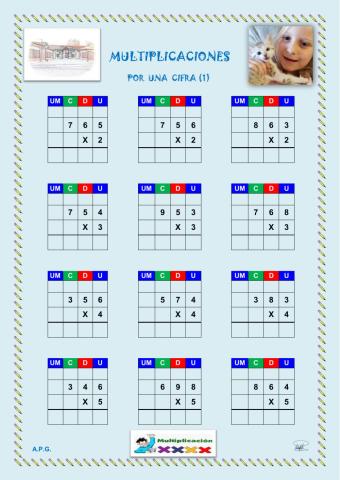 Multiplicaciones 1 cifra (1)