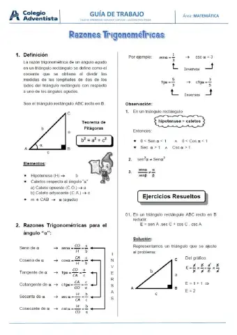 Razones trigonométricas