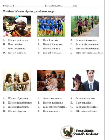 French Nationalities 2