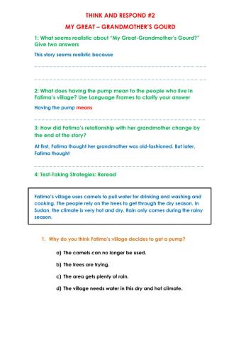 My Great Grandmother's Gourd Review and Expand