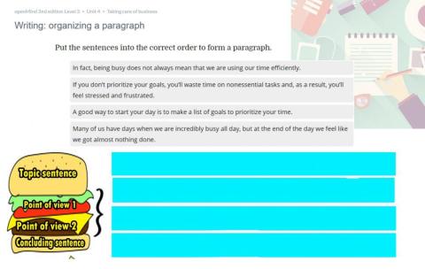 Organizing a Paragraph