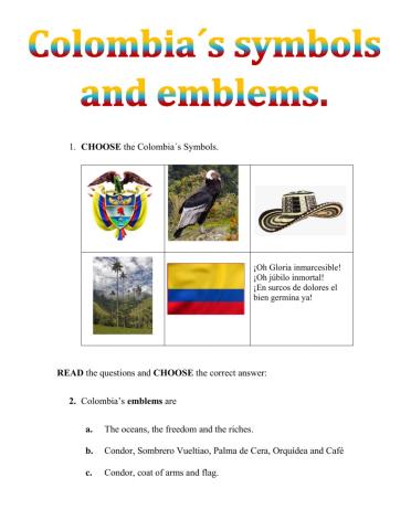 Colombia-s Symbols and emblems
