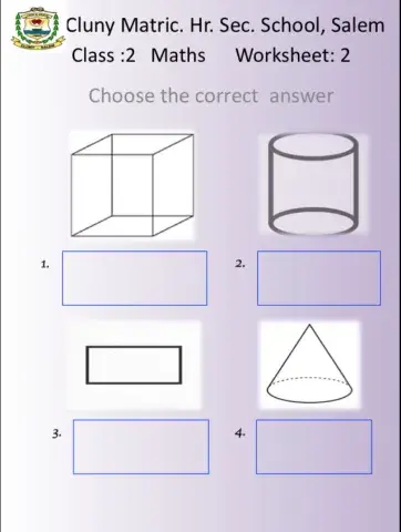 Class 2 Maths 2 - shapes