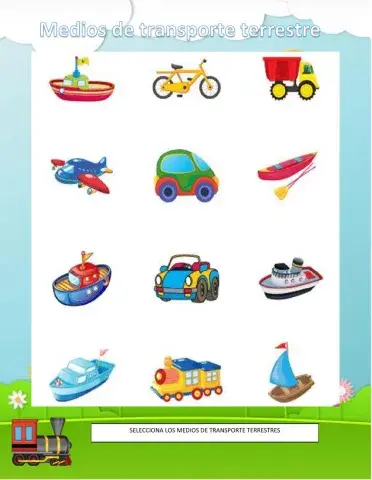 Medios de transporte terrestres