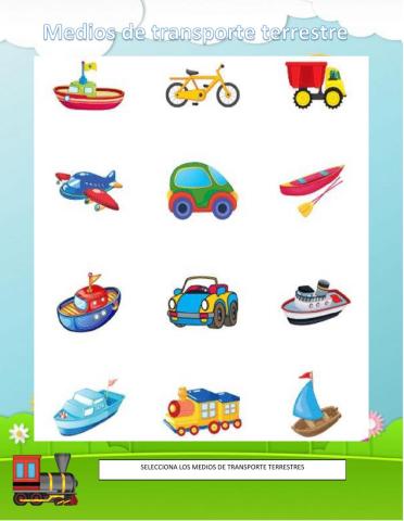 Medios de transporte terrestres