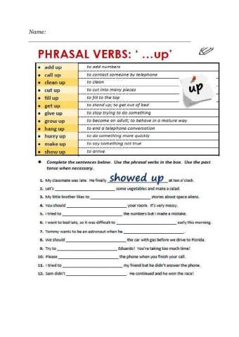 Phrasal Verbs