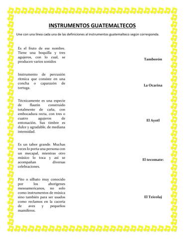 Instrumentos guatemaltecos
