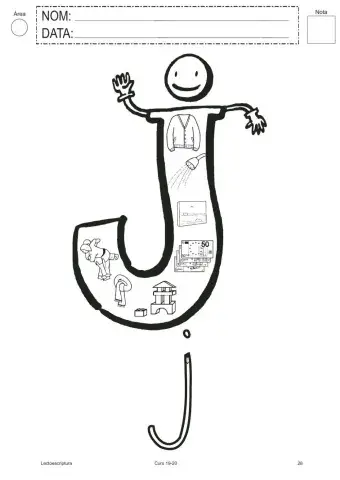 La lletra J