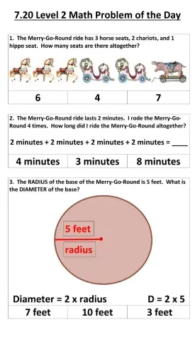 7.20 level 2 math problem