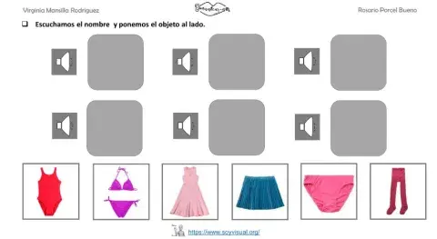 Vocabulario ropa 3 con audio