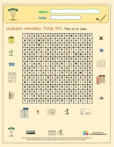 Sopa de letras ABN 01