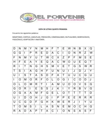 Adaptaciones de los Seres Vivos