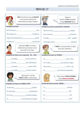 Cuaderno de interferencias portugués - español 3º