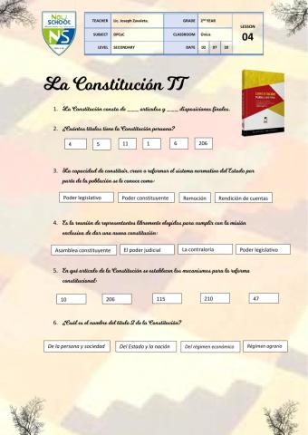 La constitución II