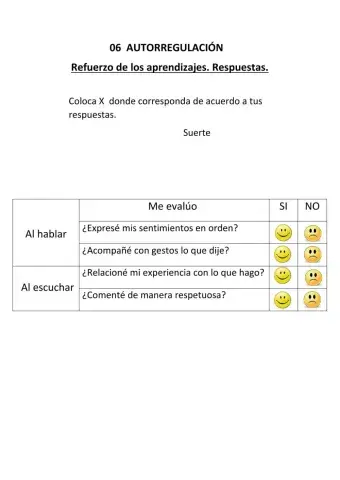 Autoevaluación