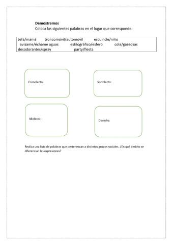 Variedades lingüísticas 2