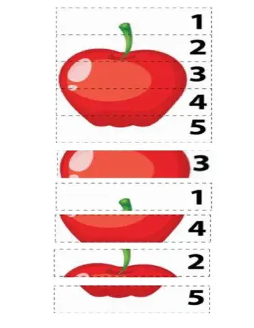 Rompecabezas verduras y frutas