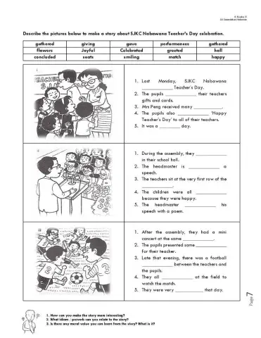 Teacher's day celebration