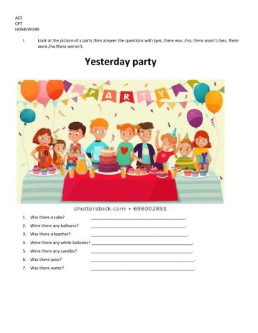 There was and there were