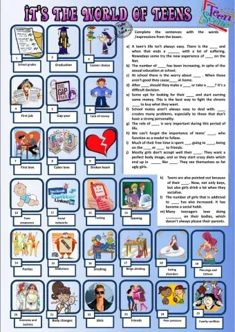 It's the world of teens.