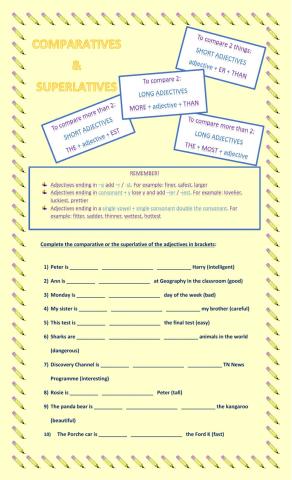 Comparatives and Superlatives