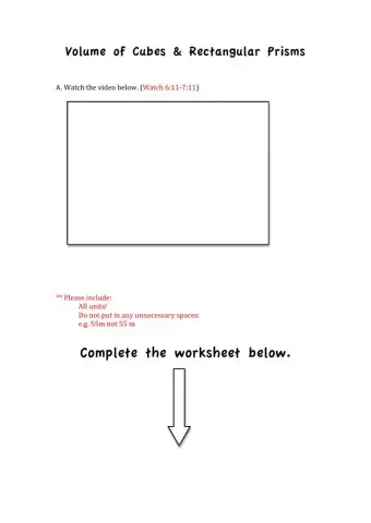 Finding the Volume of Cubes and Rectangular Prisms