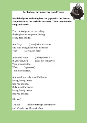 Present Simple - Perdedores Hermosos