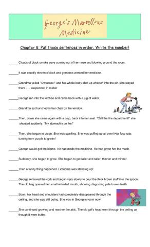 George's Marvellous Medicine (Chapter 8)