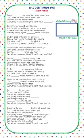 Shawn Mendes - If I Can’t Have You