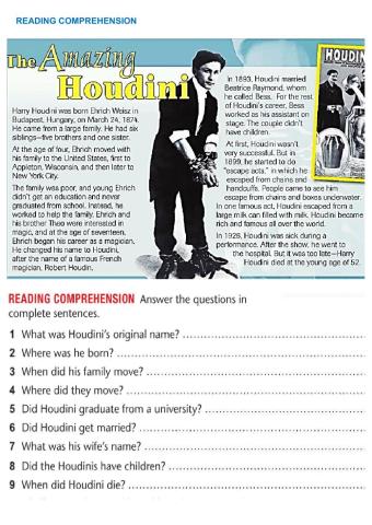 Harry houdini