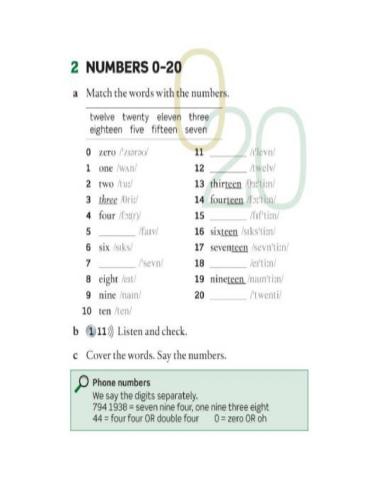 Numbers
