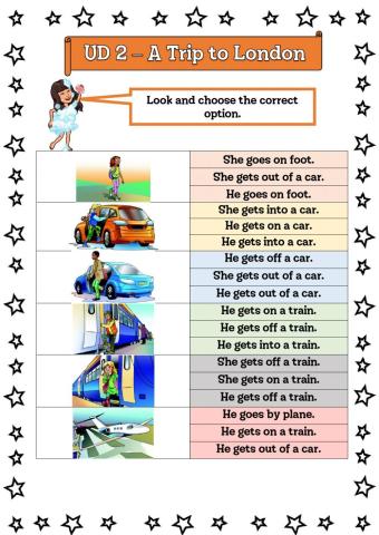 A Trip to London - 5º UD 2 Ficha 6