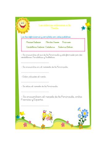 El relieve de España