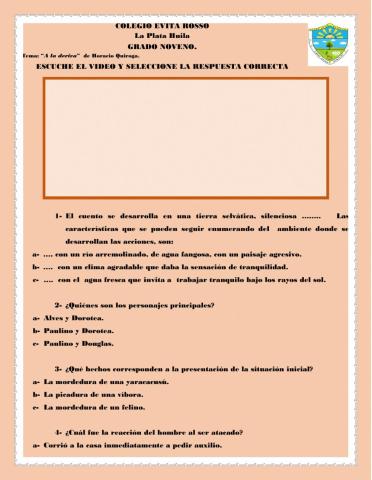 -A la deriva- de Horacio Quiriga.